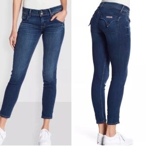 Hudson Collin Skinny Leg Crop Midrise Denim Jeans Size 28